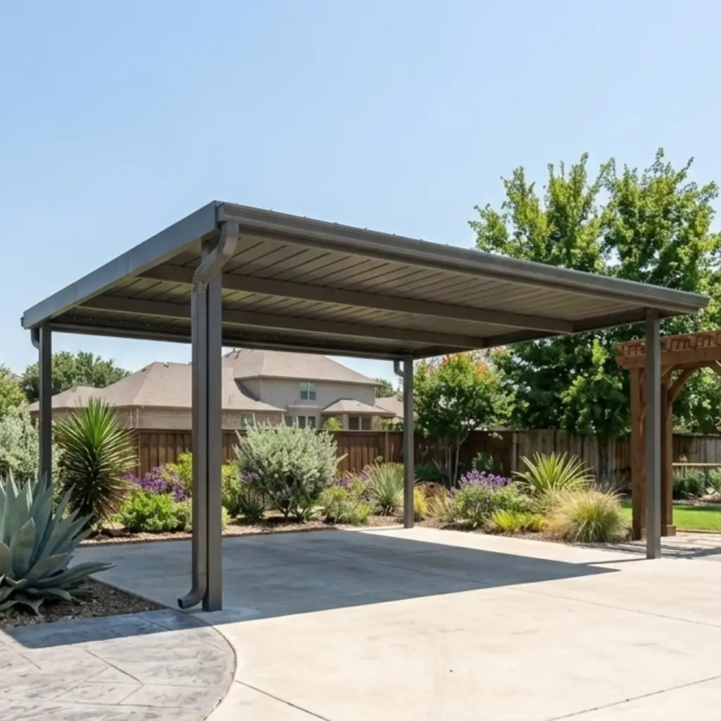 carport builder in dallas texas custom metal carports by STR Top Construction