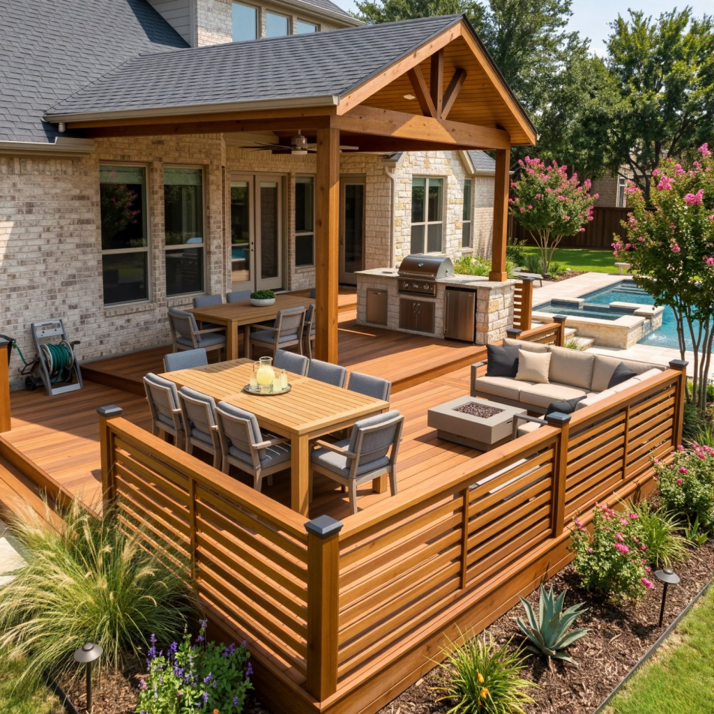 cedar deck installer in dallas texas