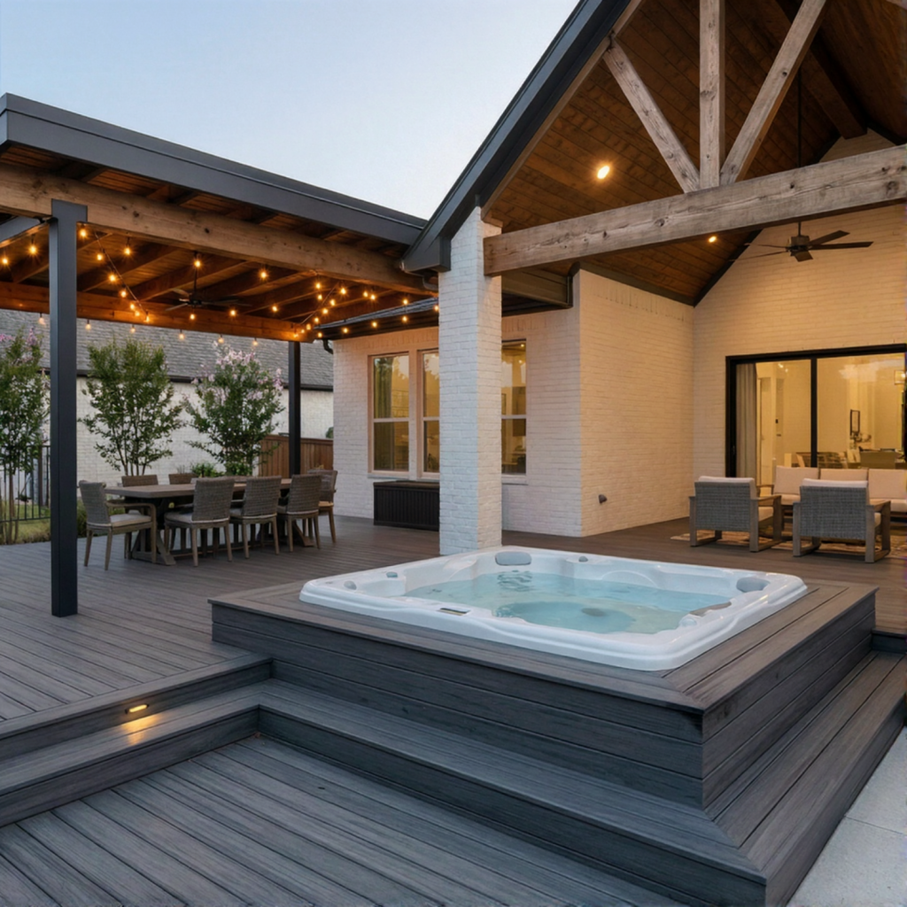 deck construction company in dallas texas near me hot tub decking