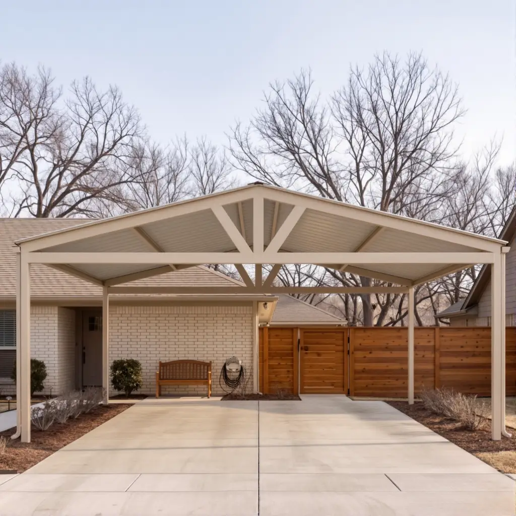 gable roof carport builder in Dallas-Fort Worth Texas