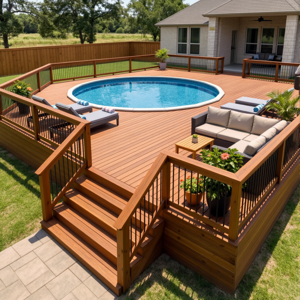 pressure treated wood deck builder in dallas texas near me
